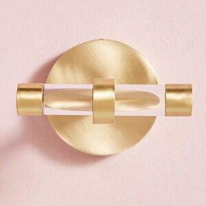 Anthropologie Mikayla Lucite Bath Hook Bronze